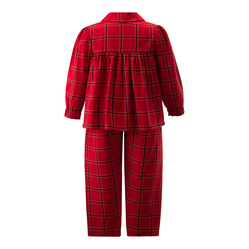 Tartan Check Flannel Babydoll Pyjamas