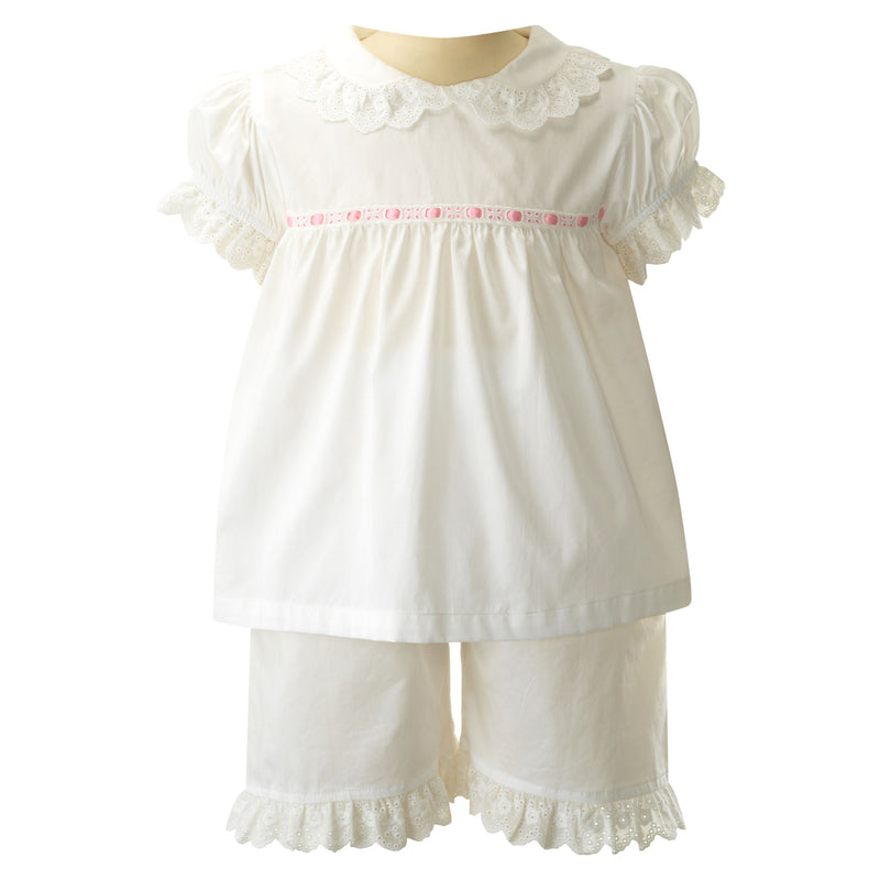 Broderie Trim Short Pyjamas