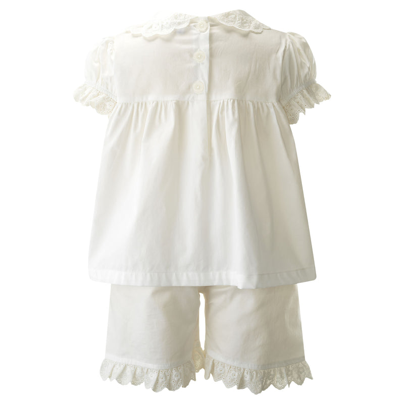 Broderie Trim Short Pyjamas