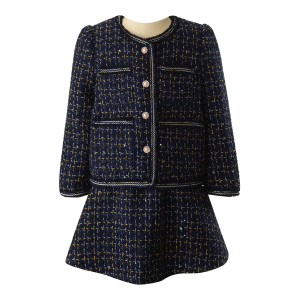 Tweed Jacket & Skirt Set