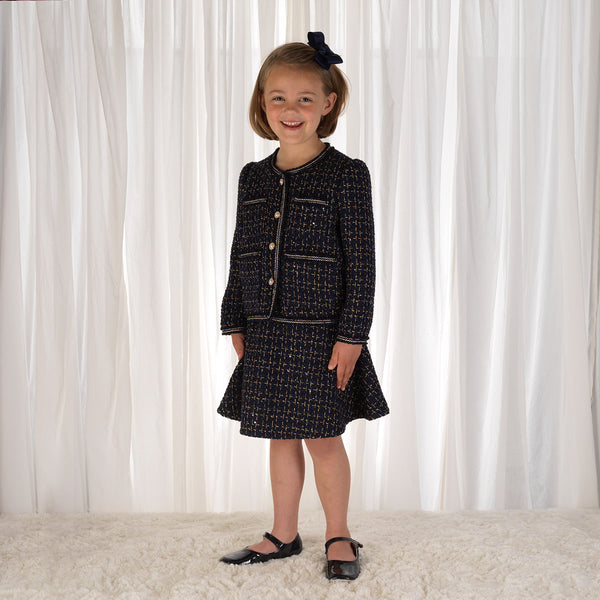 Tweed Jacket & Skirt Set