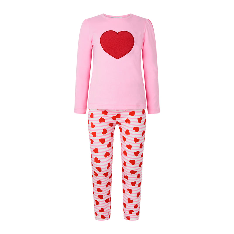 Stripe Heart Legging Set