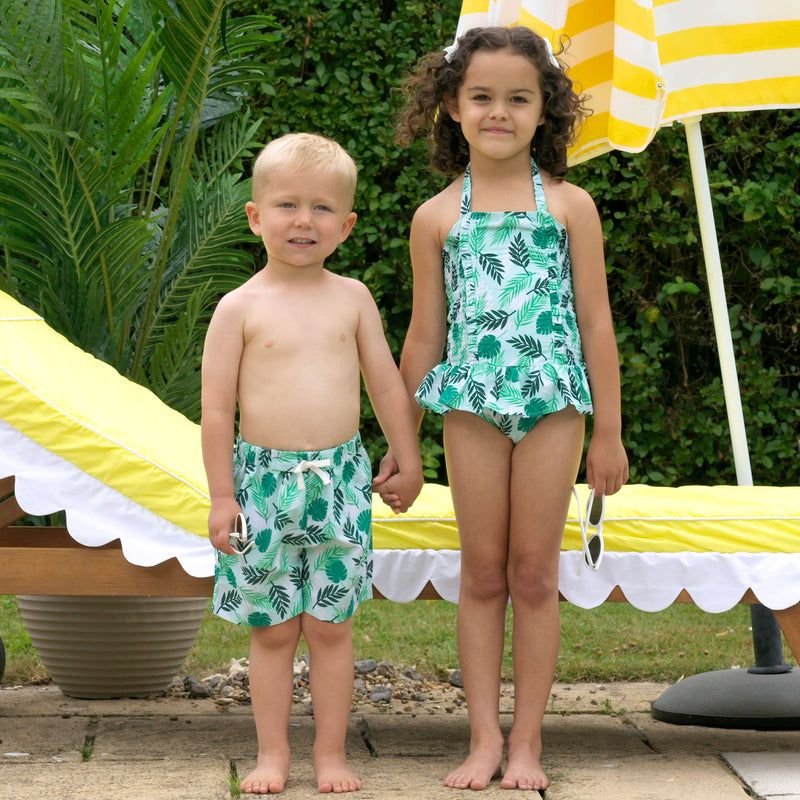 Palm Tree Swim Shorts