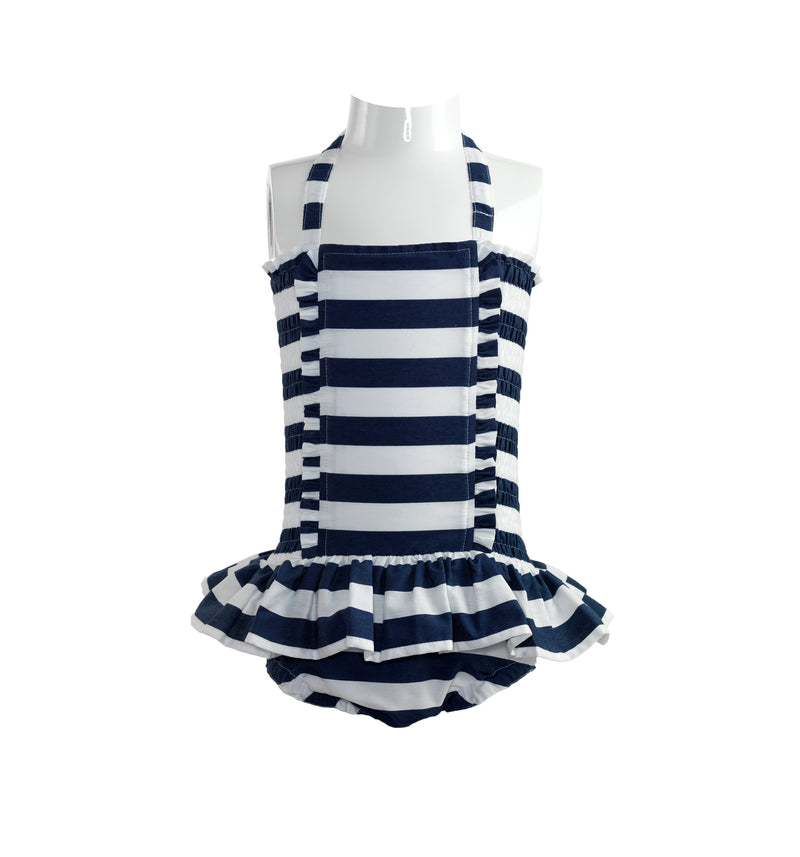 Breton Ruched Swimsuit