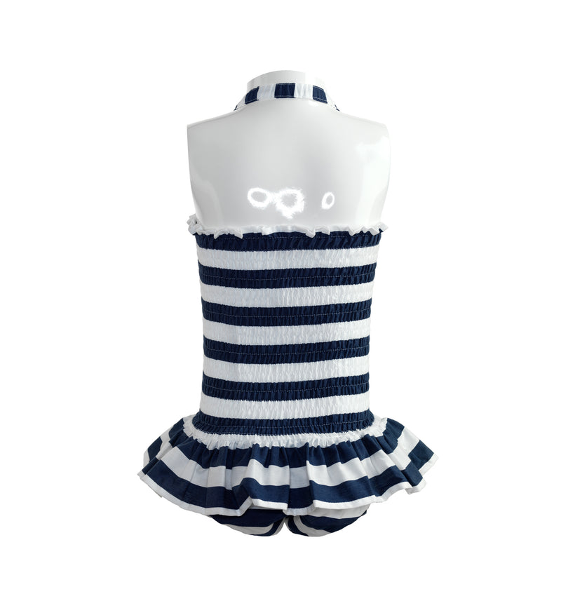 Breton Ruched Swimsuit