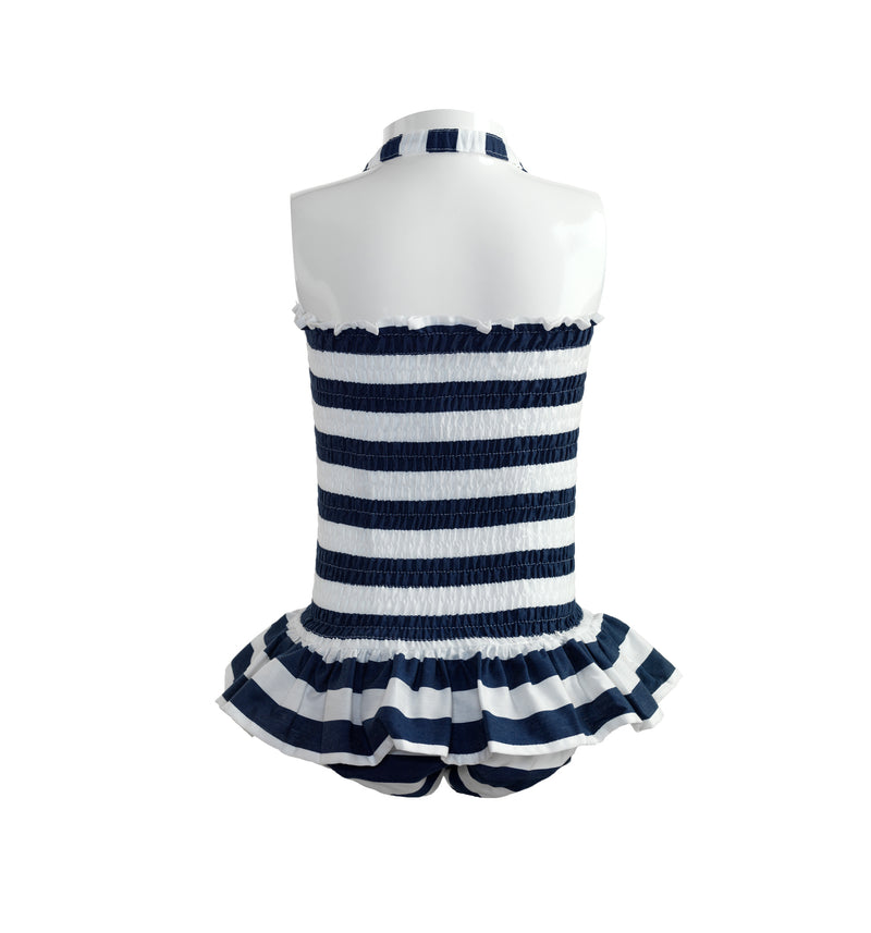 Breton Ruched Swimsuit