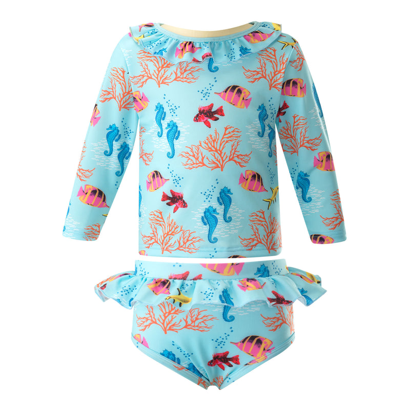 Coral Reef Rashguard Set