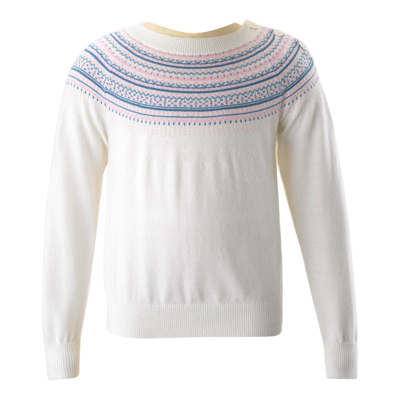 Ivory Fairisle Sweater