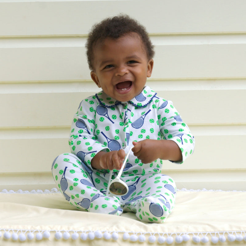 Tennis Ball Babygro