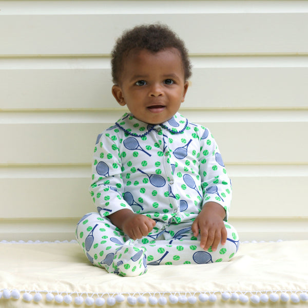 Tennis Ball Babygro