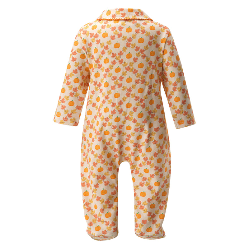 Pumpkin Check Babygro