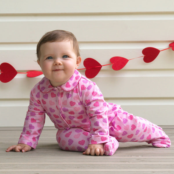 Scatter Heart Babygro