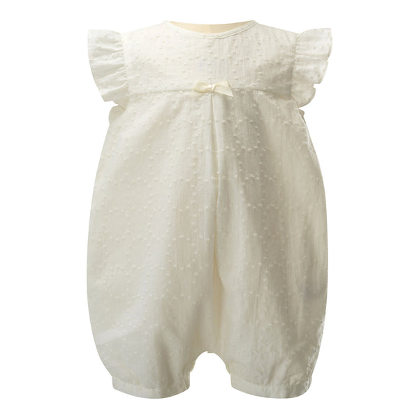 Swiss Dot Babysuit