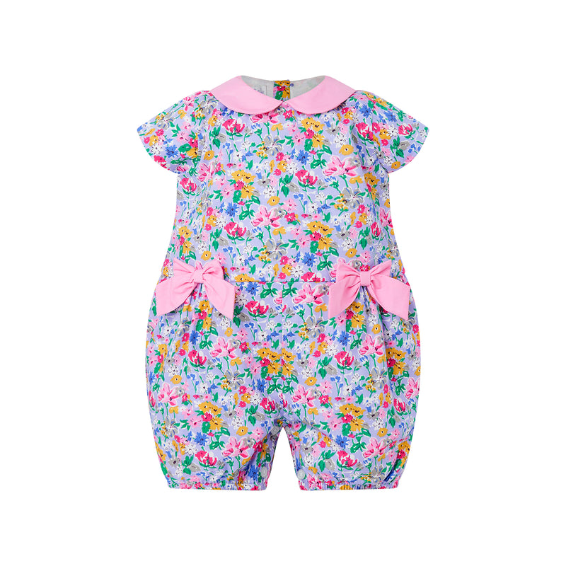 Meadow Floral Bow Romper