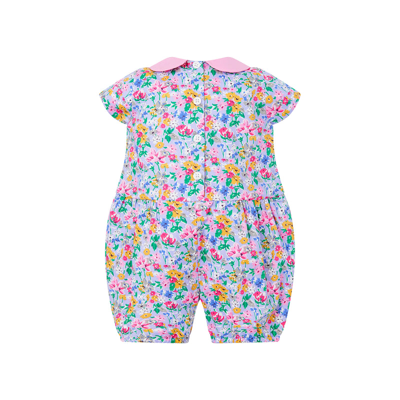 Meadow Floral Bow Romper