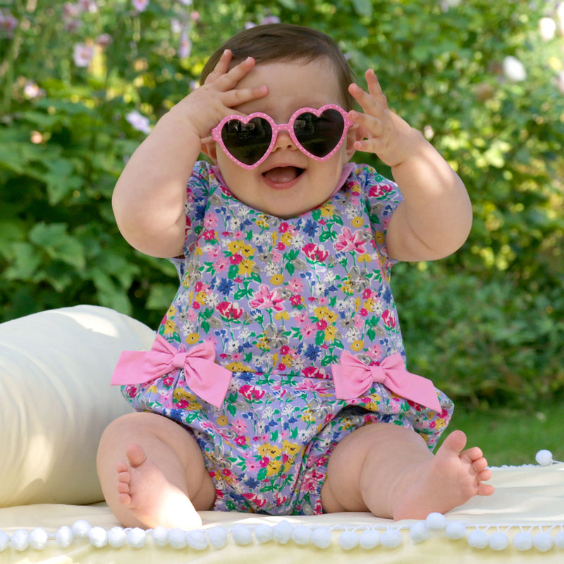 Meadow Floral Bow Romper