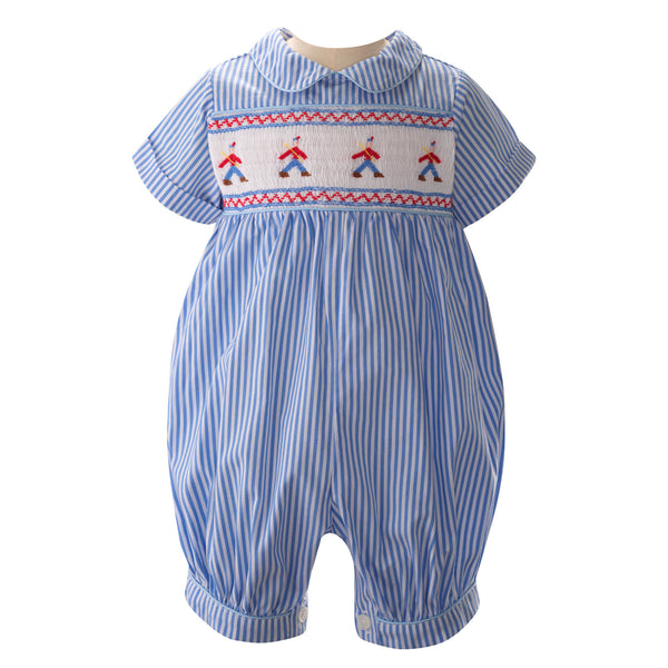 Nutcracker March Smocked Babysuit