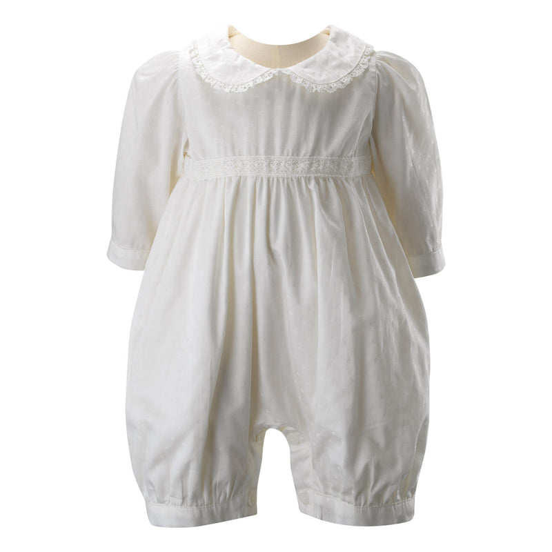 Lace Trim Babysuit