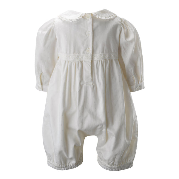 Lace Trim Babysuit