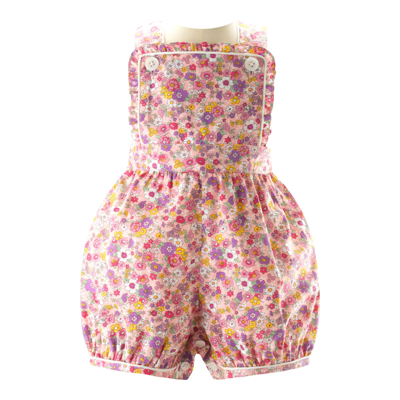 Floral Dungaree Set