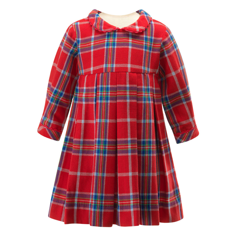 Tartan Pleated Dress & Bloomers