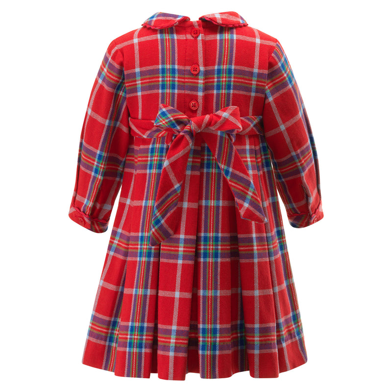 Tartan Pleated Dress & Bloomers