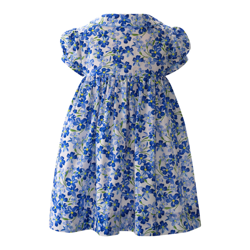 Periwinkle Button-front Dress & Bloomers