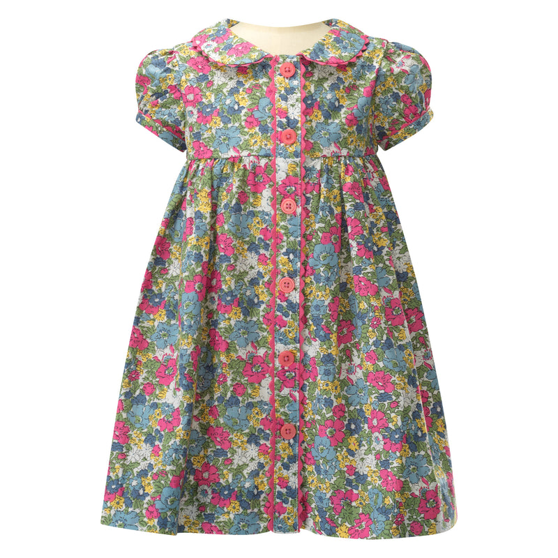 Peony Button-Front Dress & Bloomers