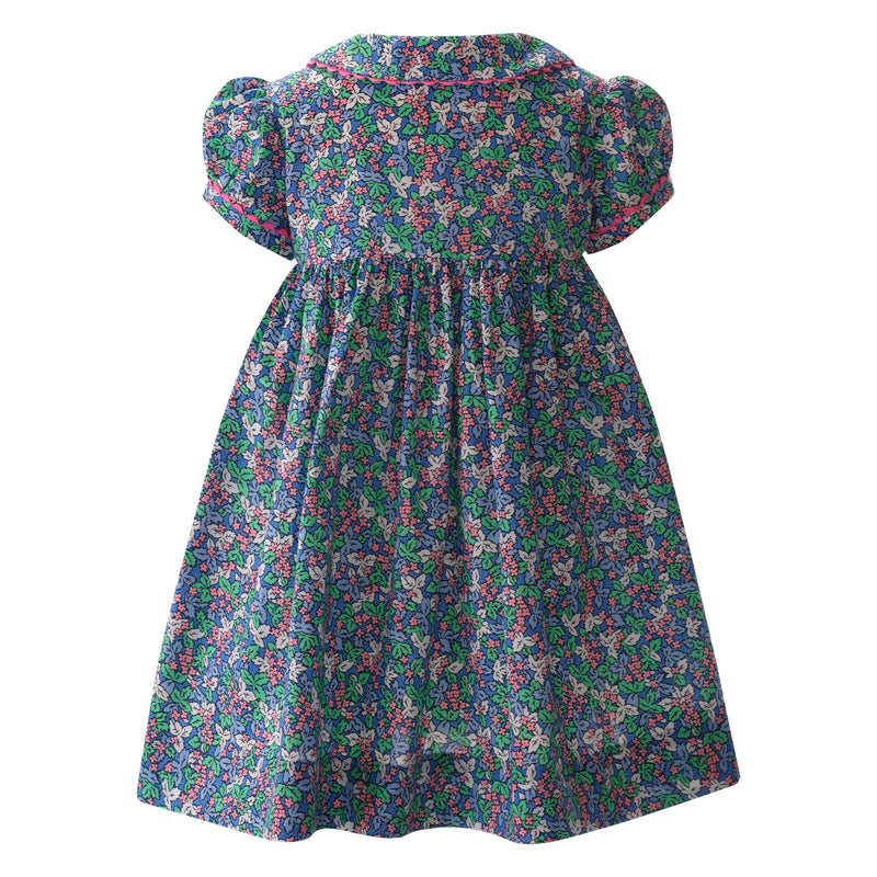 Winter Blossom Button-front Dress & Bloomers