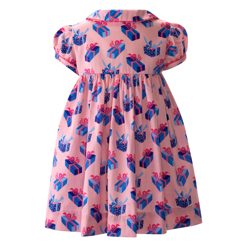 Gift Button-front Dress & Bloomers