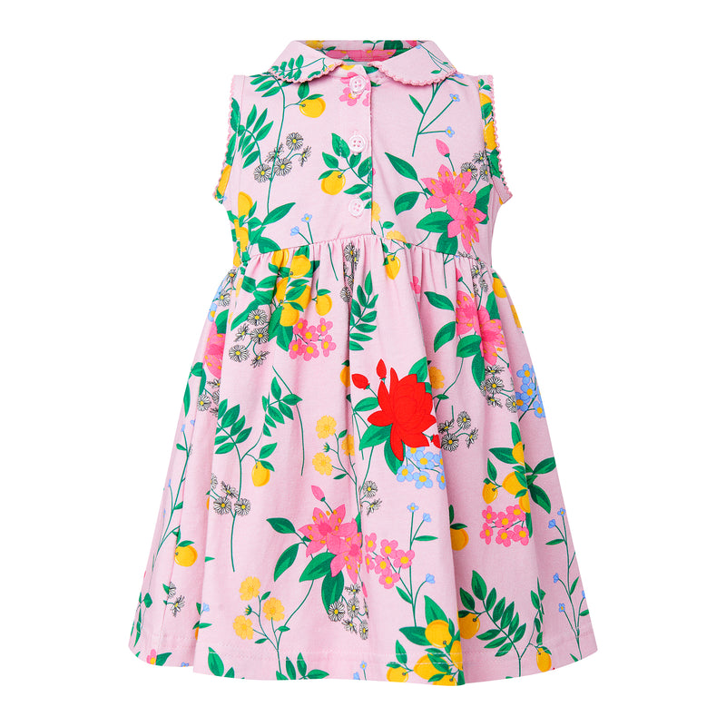 Botanical Floral Jersey Dress