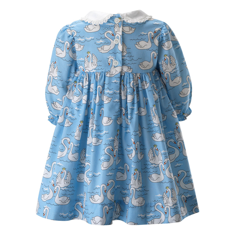 Peter Pan Collar Swan Dress & Bloomers