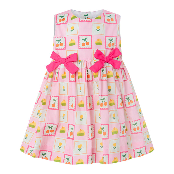 Patchwork Bow Dress & Bloomers