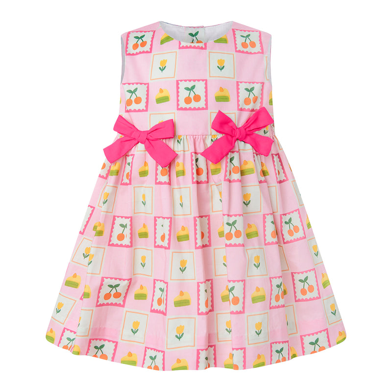 Patchwork Bow Dress & Bloomers