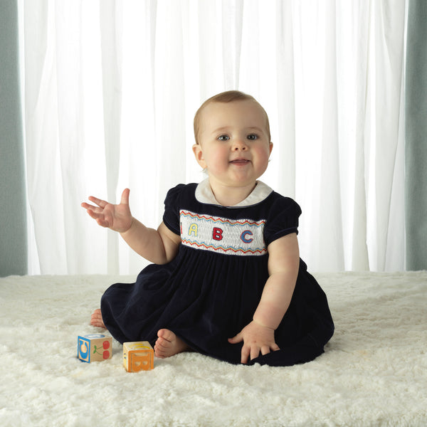 ABC Smocked Dress & Bloomers