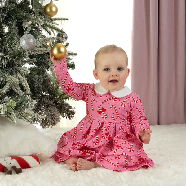 Candy Cane Jersey Dress