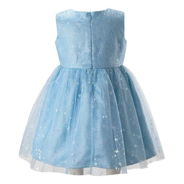 Sparkle Star Tulle Dress Blue