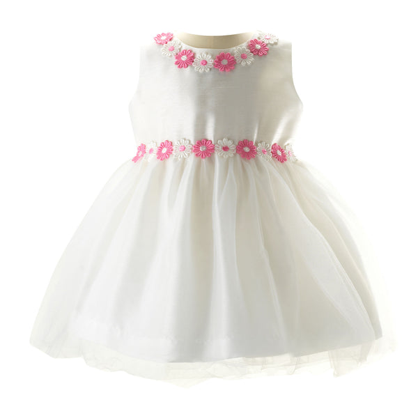 Pink Daisy Tulle Dress