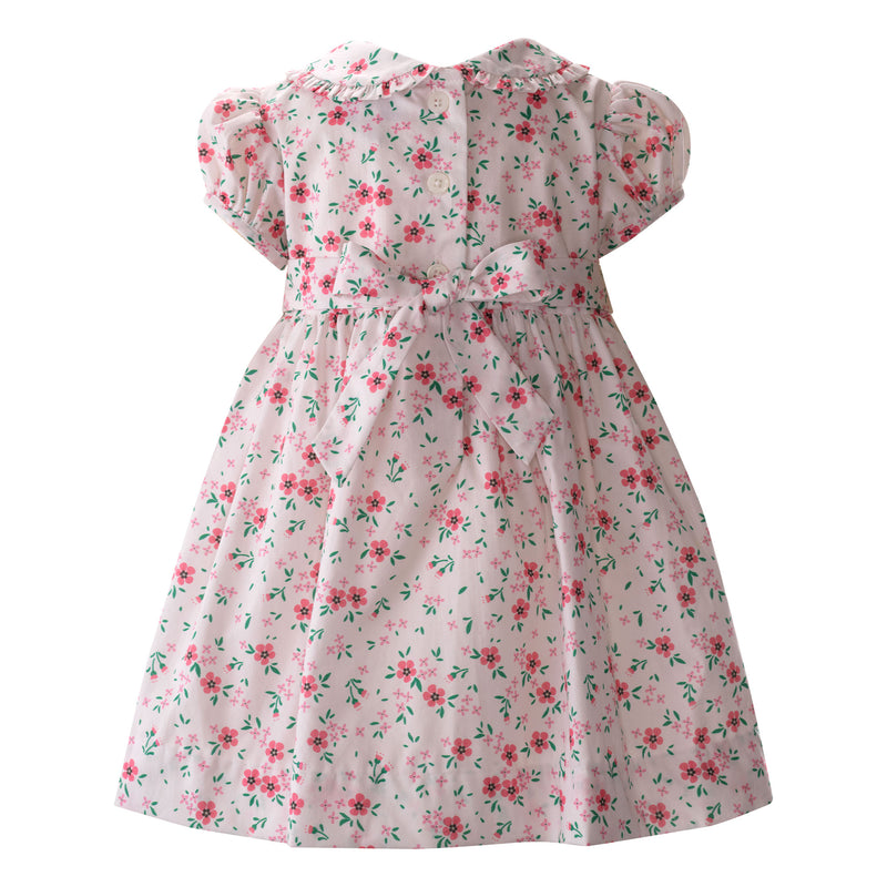 Floral Petal Smocked Dress & Bloomers