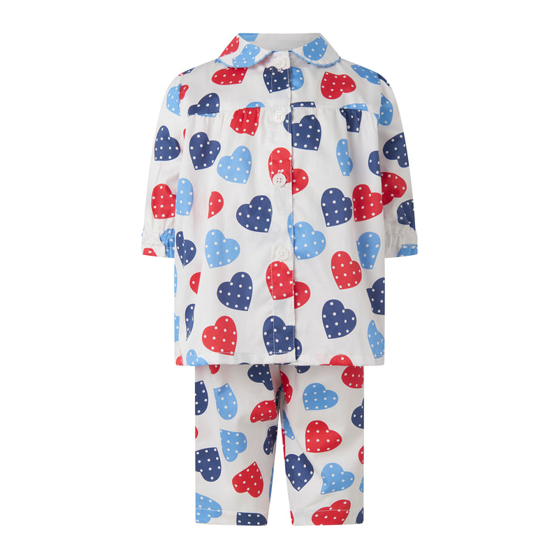 Scatter Heart Babydoll Pyjamas