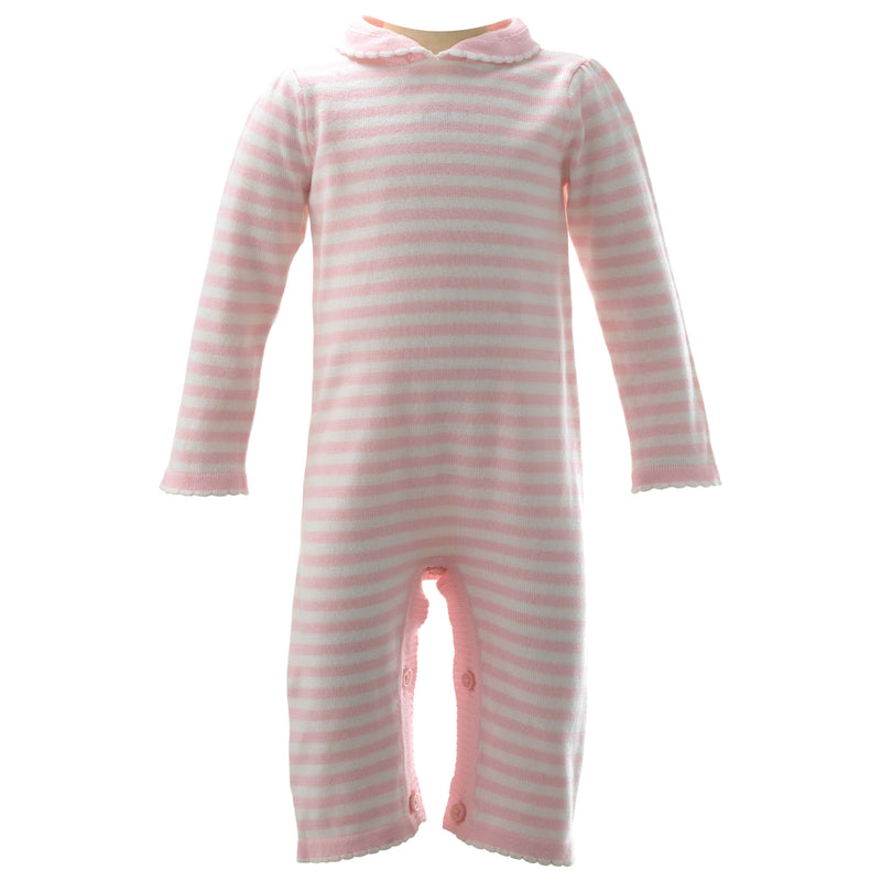 Knit Playsuit Gift Set, Pink