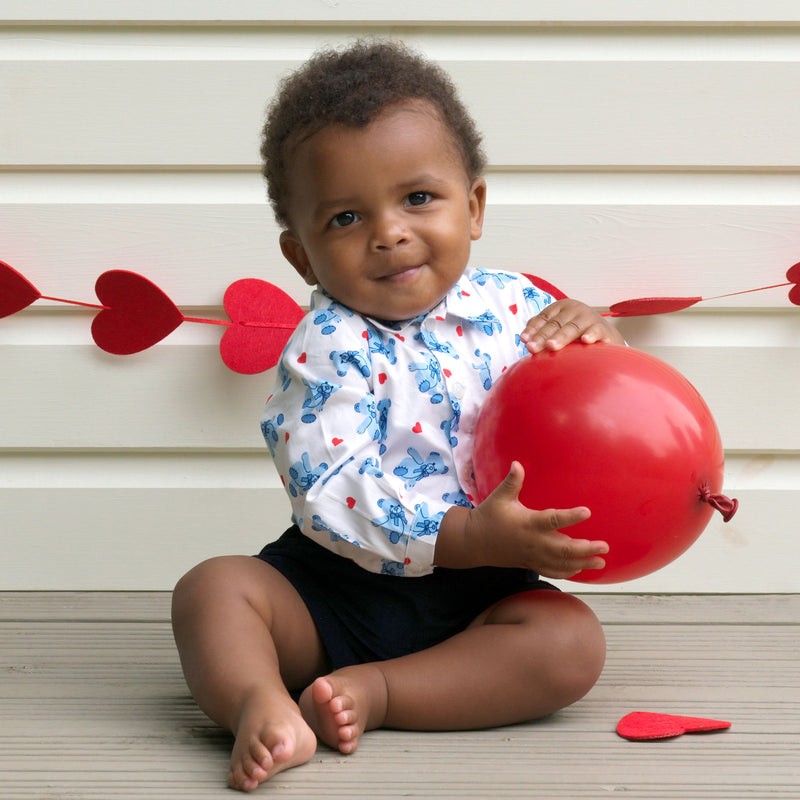 Bear Hearts Shirt & Short Set