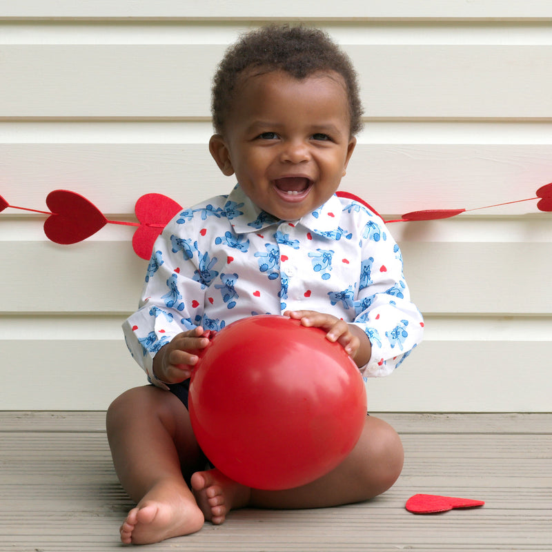 Bear Hearts Shirt & Short Set