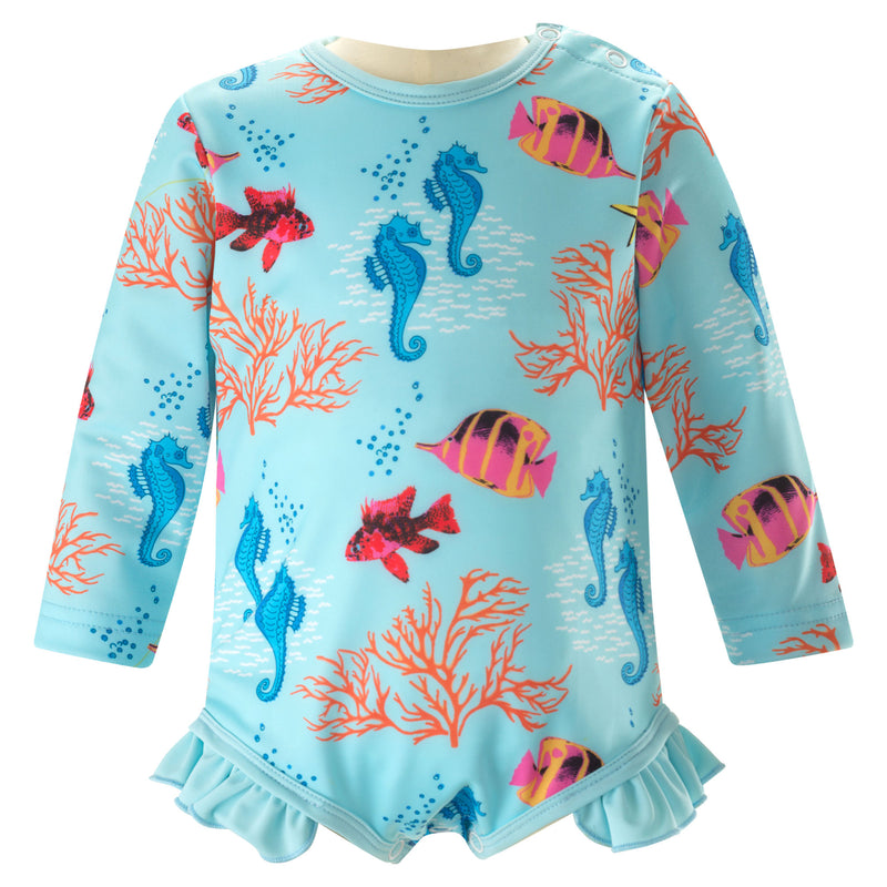 Coral Reef Frill Rashguard