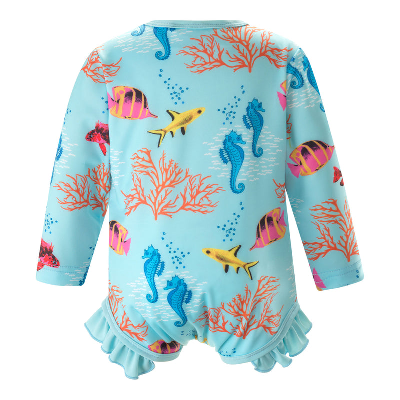 Coral Reef Frill Rashguard