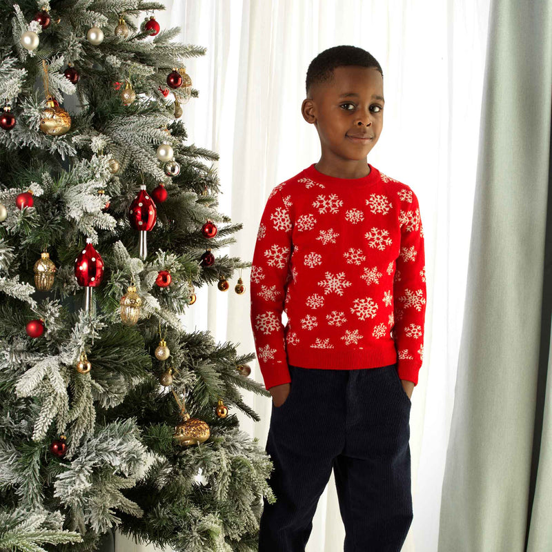 Boys on sale snowflake sweater