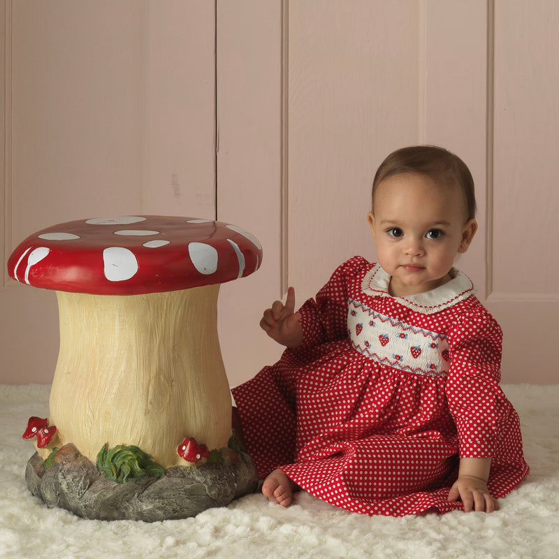 Strawberry Smocked Dress & Bloomers