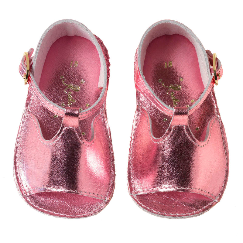 Sandals, Pink Metallic